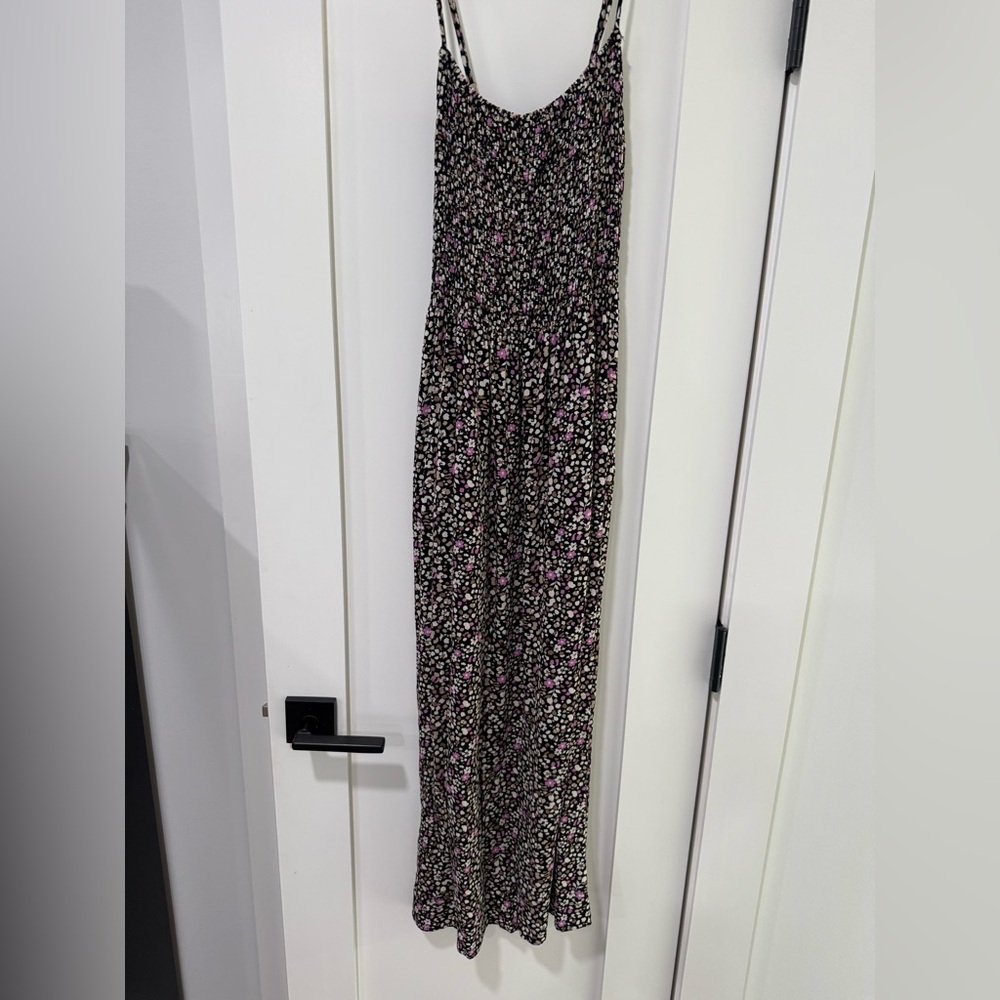 Salt water luxe Floral Spaghetti Strap Midi Dress
